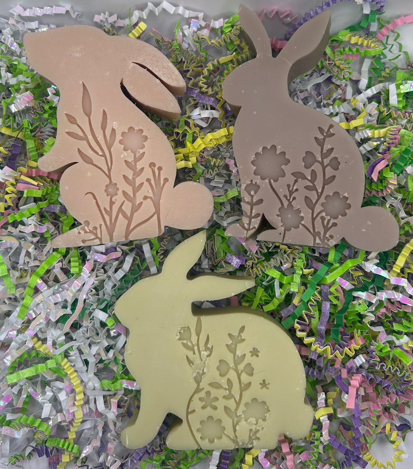 Floral Easter Bunnies