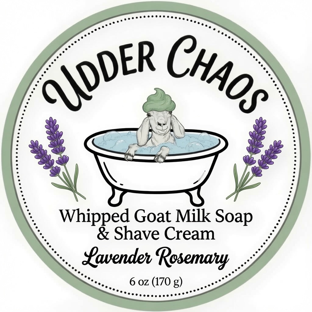 Whipped Goat Milk Soap and Shave Cream